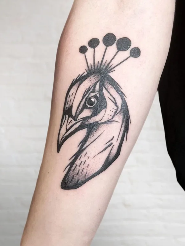 black blackwork tattoo auf forearm #41687 | Tätowierer Christian Eisenhofer