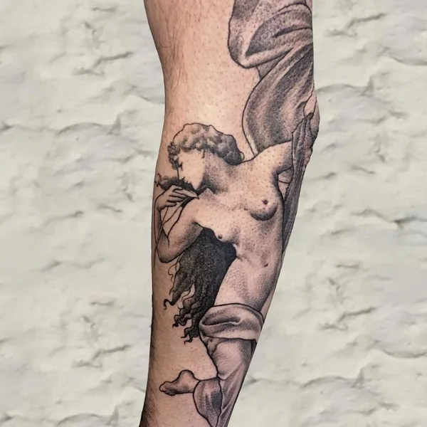 Author's Style tattoo by Zevsa in Moscow