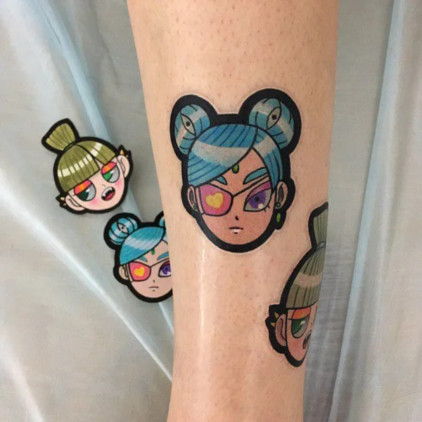 Author's Style tattoo by Zevsa in Moscow
