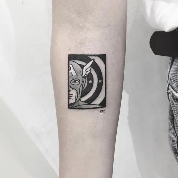 Author's Style tattoo by Zevsa in Moscow