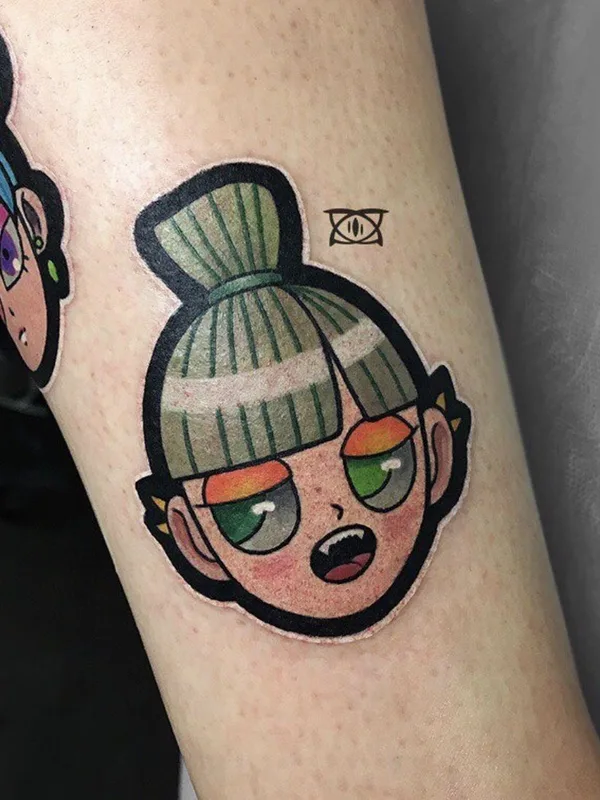 color cartoon tatuaje en forearm #41724 | Tatuador Zevsa