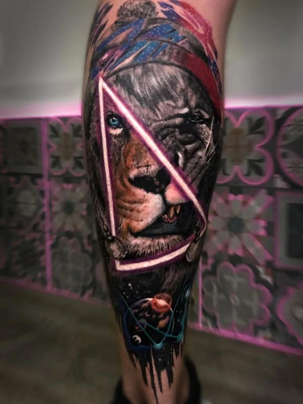 color realism татуировка на calf #41731 | Тату мастер Анатолий Колбасин
