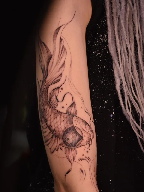 black and grey black and grey tatouage sur forearm #57972 | Artiste tatoueur Victoryaa Tattoo