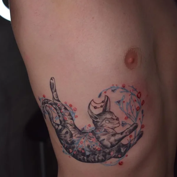 Graphic tattoo by Victoryaa Tattoo in Ровно