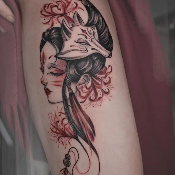 Graphic tattoo by Victoryaa Tattoo in Ровно