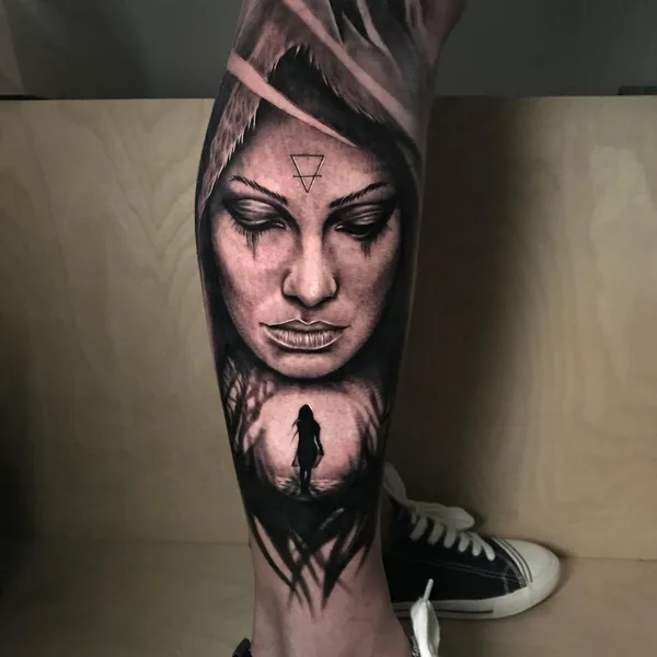 Realism tattoo by Sneg Tattoo in Kyiv