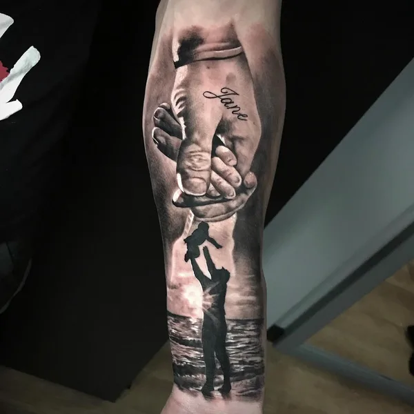 Realism tattoo by Sneg Tattoo in Kyiv