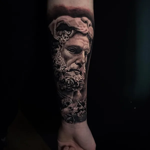 Realism tattoo by Sneg Tattoo in Kyiv