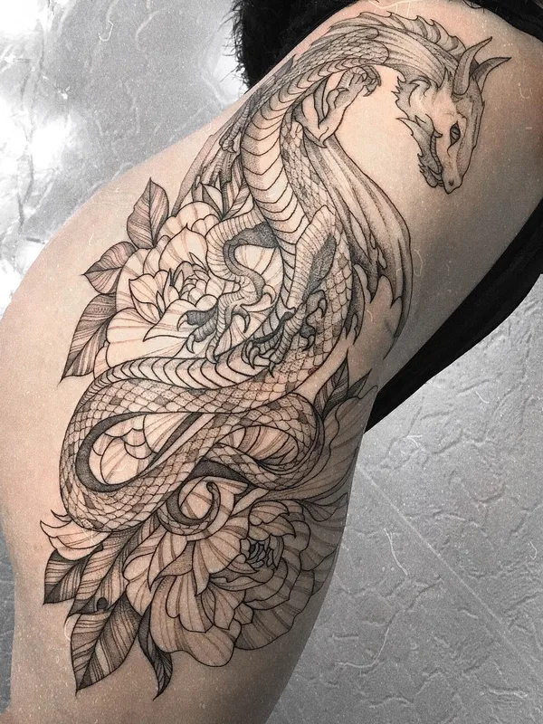 Fine Line tattoo by Inkany in Łódź