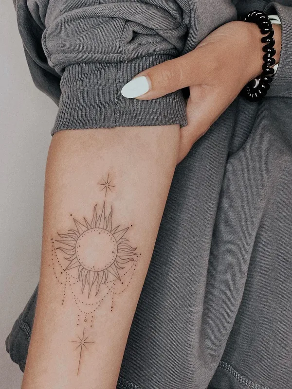 Fine Line tattoo by Inkany in Łódź