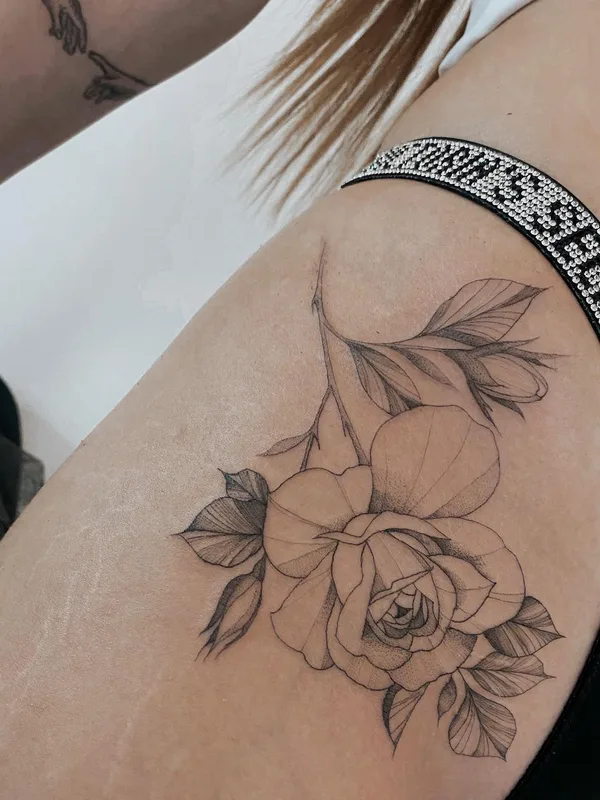 Fine Line tattoo by Inkany in Łódź
