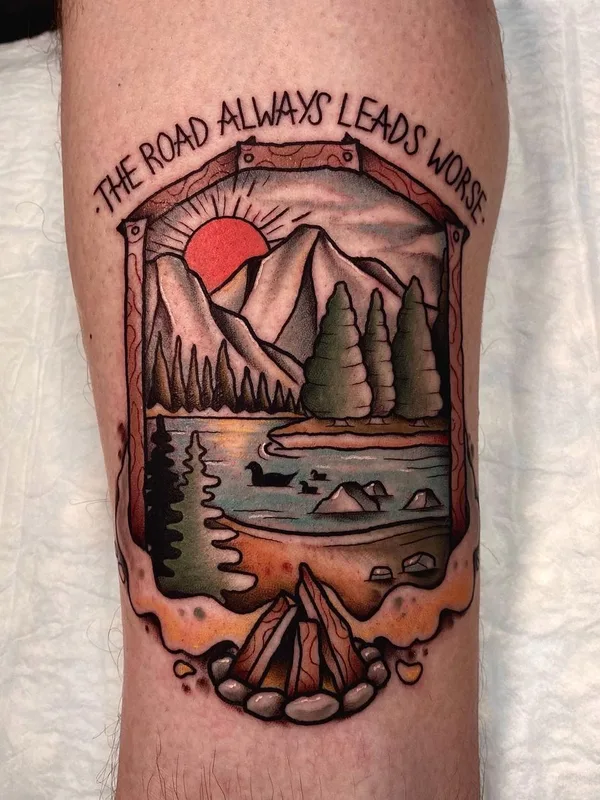 Традиционная tattoo by Ilya Kuzminsky in Киев