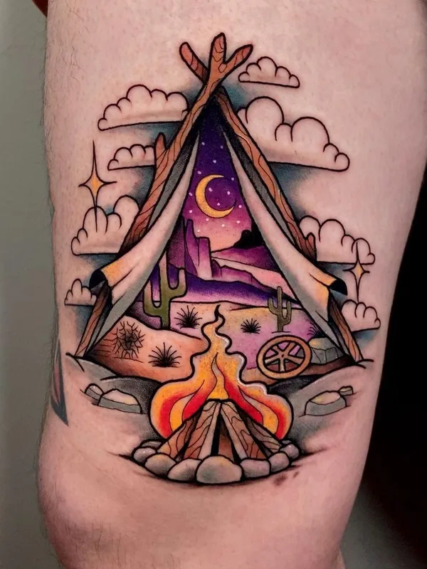 Традиционная tattoo by Ilya Kuzminsky in Киев