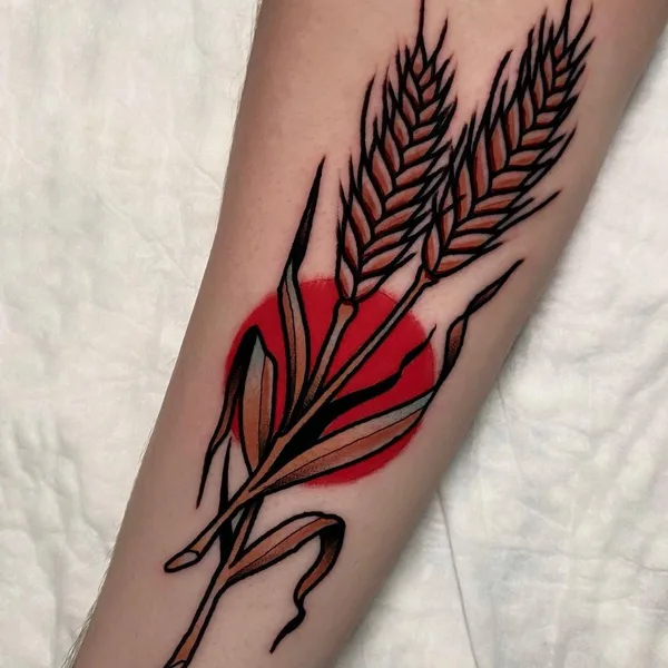 Traditional tattoo by Ilya Kuzminsky in Kyiv