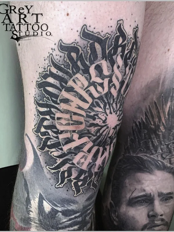 black and grey blackwork tattoo auf forearm #58046 | Tätowierer Aleksandr Khartsyz
