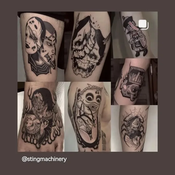 Japanese tattoo by Grumpycat_tattooer  in Kuala Lumpur