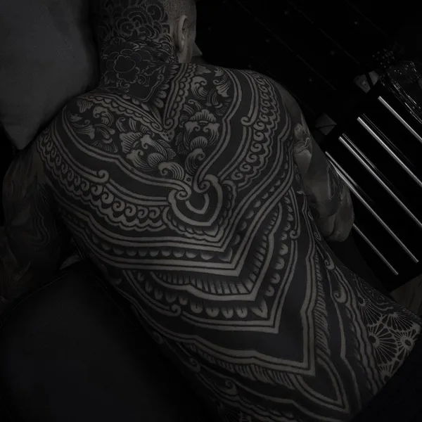 Ornamental tattoo by ARTURO TEROL in Valencia