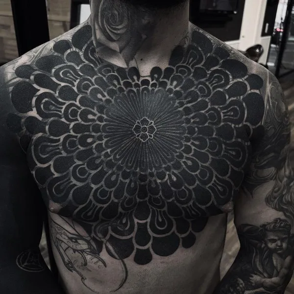 Ornamental tattoo by ARTURO TEROL in Valencia