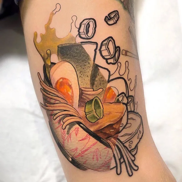 Авторская tattoo by Vincent Zattera in Castelfranco Veneto