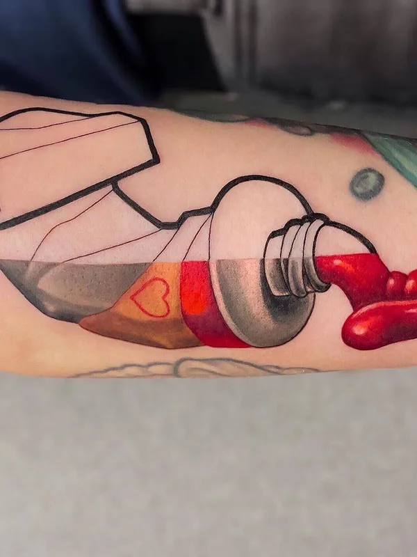 color illustrative татуировка на forearm #32657 | Тату мастер Vincent Zattera