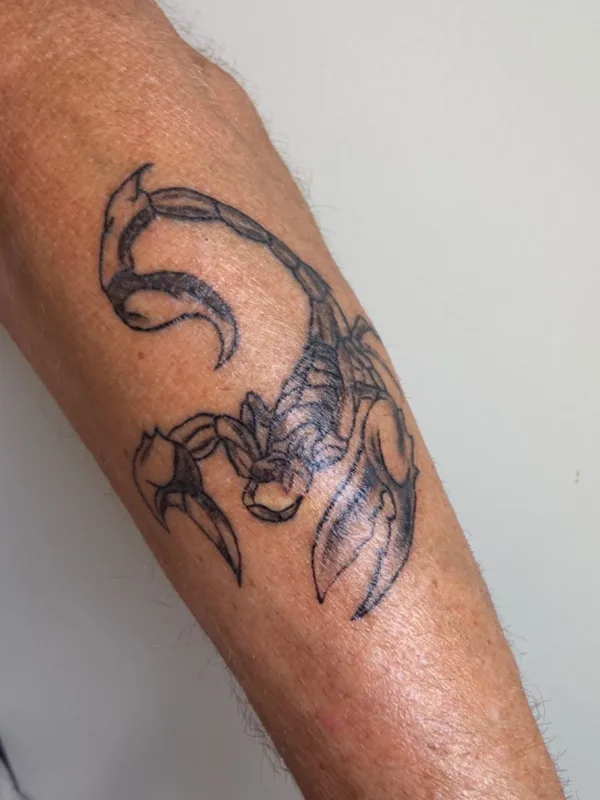 black linework татуировка на forearm #59395 | Тату мастер Юлия Купырева