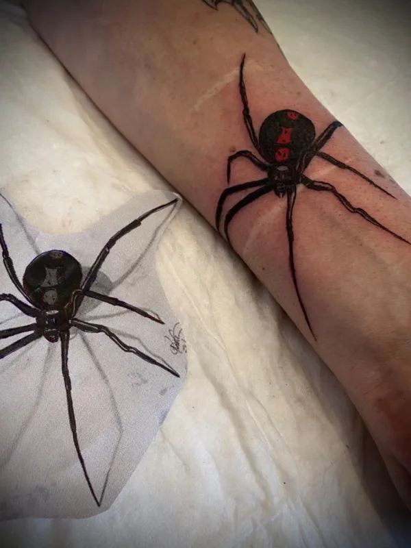 color blackwork татуировка на forearm #59403 | Тату мастер Юлия Купырева