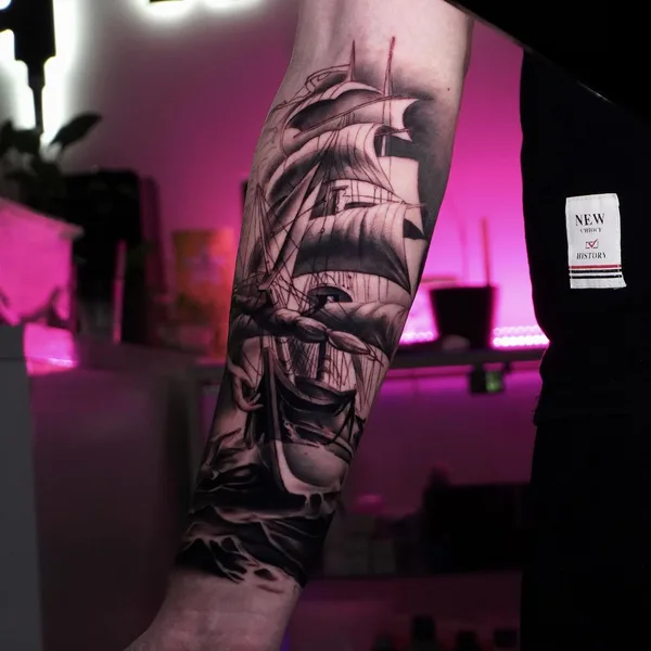 Portrait tattoo by Dan Starr in Ростов-на-Дону