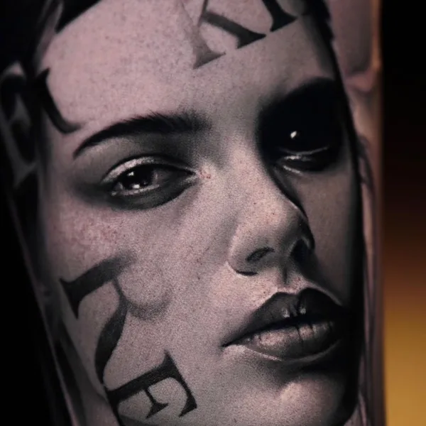 Portrait tattoo by Dan Starr in Ростов-на-Дону