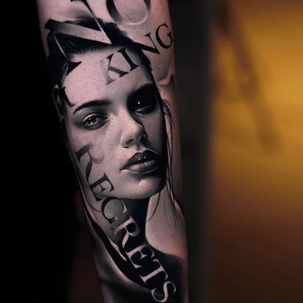 Portrait tattoo by Dan Starr in Ростов-на-Дону