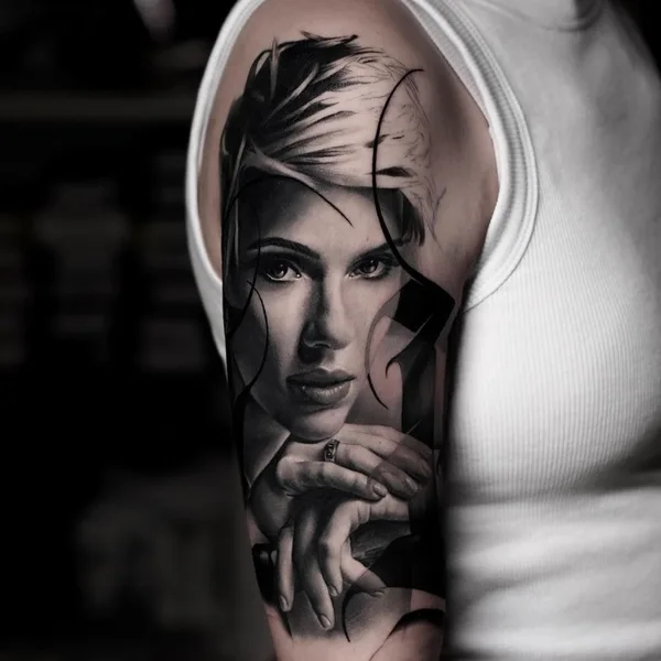 Portrait tattoo by Dan Starr in Ростов-на-Дону