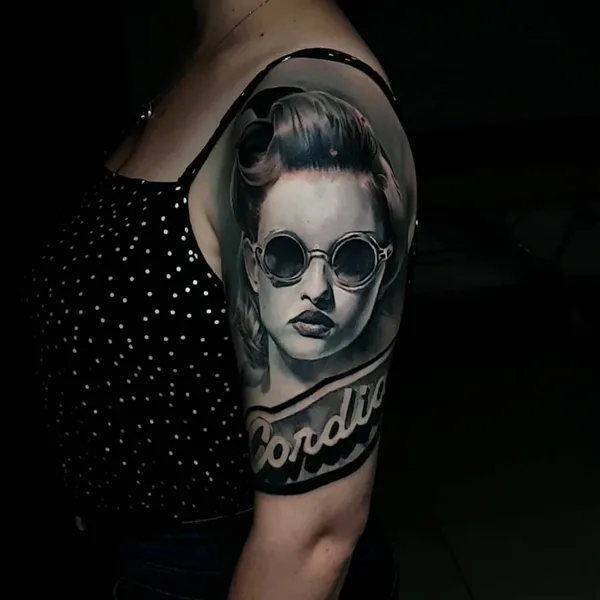 Portrait tattoo by Dan Starr in Ростов-на-Дону