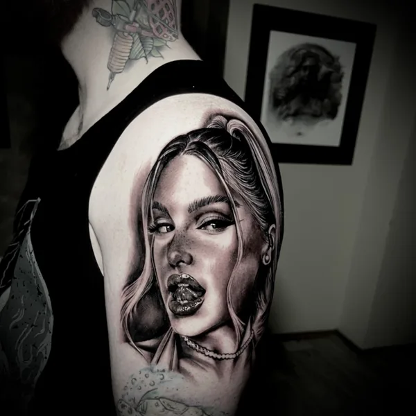 Black & Grey tattoo by Elena Lamberti in Kraków