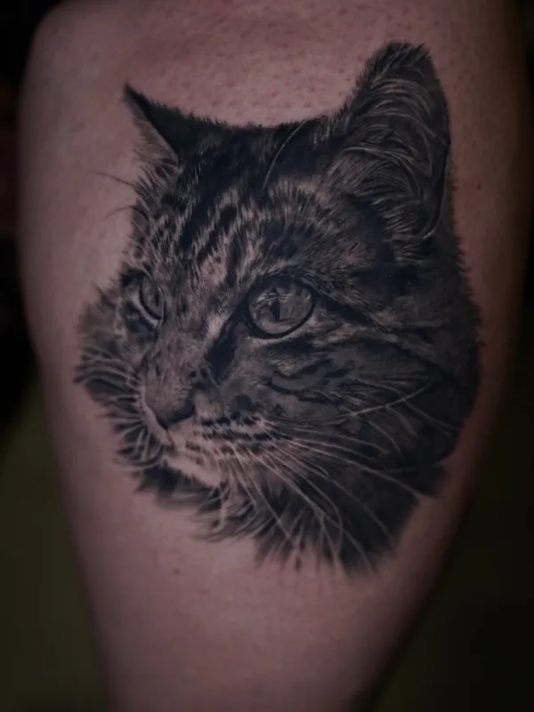 Чёрно-серая tattoo by Elena Lamberti in Kraków