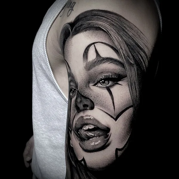 Black & Grey tattoo by Elena Lamberti in Kraków