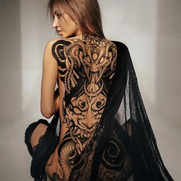 Ornamental tattoo by Дмитрий Носов in Ростов-на-Дону