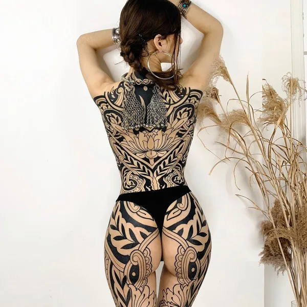 Ornamental tattoo by Дмитрий Носов in Ростов-на-Дону
