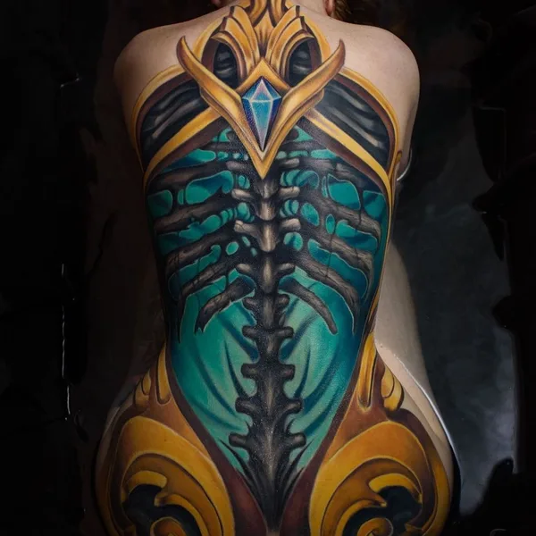 bioorganic tattoo by Полина Ramona Ink in Москва