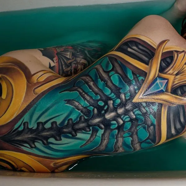 bioorganic tattoo by Полина Ramona Ink in Москва