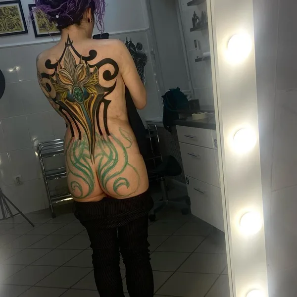 bioorganic tattoo by Полина Ramona Ink in Москва