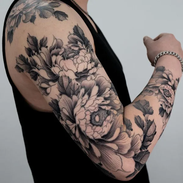Орнаментальная tattoo by Arang eleven in Seoul