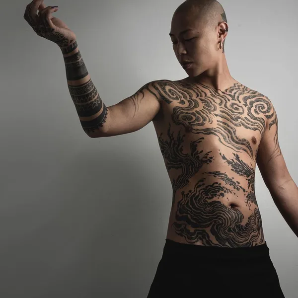 Орнаментальная tattoo by Arang eleven in Seoul