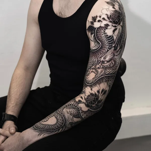 Орнаментальная tattoo by Arang eleven in Seoul