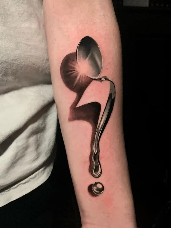 black and grey realism tatouage sur forearm #46369 | Artiste tatoueur Archie Bronson