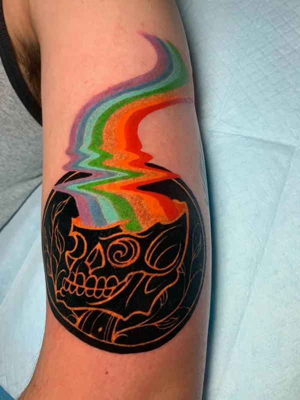 color illustrative tatouage sur forearm #46377 | Artiste tatoueur Archie Bronson