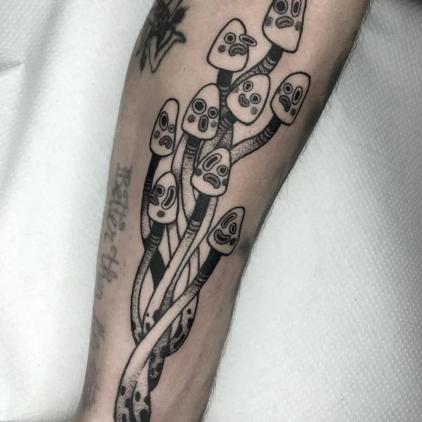 Graphic tattoo by  Lil Annie in Murcia