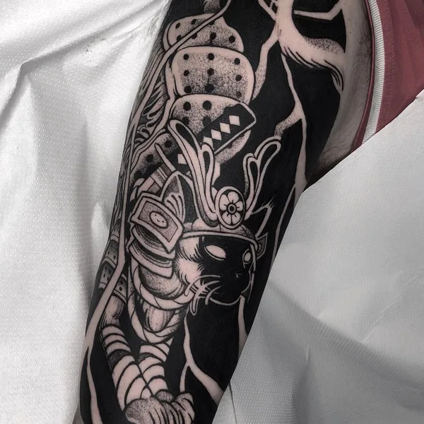 Graphic tattoo by  Lil Annie in Murcia