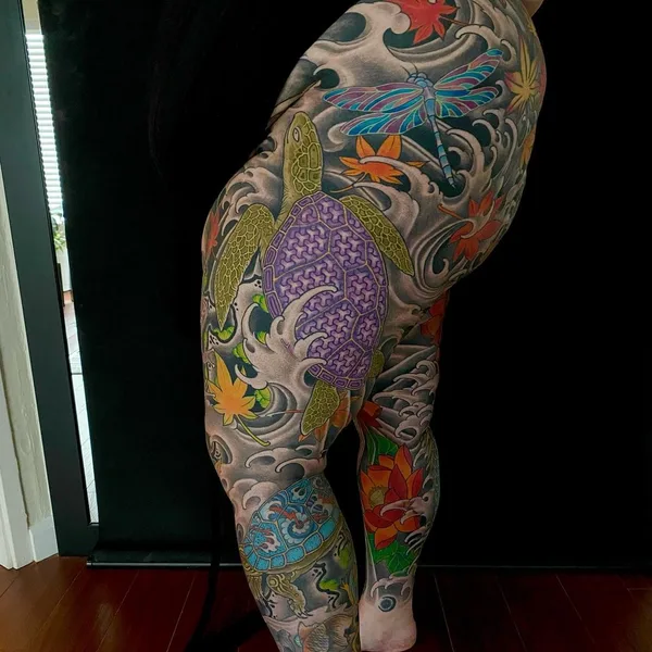 Oriental tattoo by Kevin Marr in San Francisco