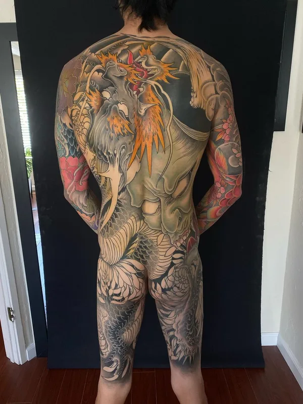 male color japanese Tatuaggio su full body #46488 | Tatuatore Kevin Marr
