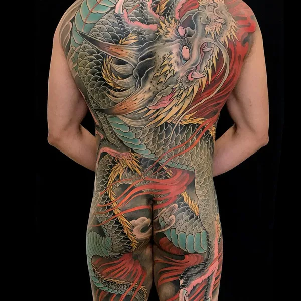 Oriental tattoo by Kevin Marr in San Francisco