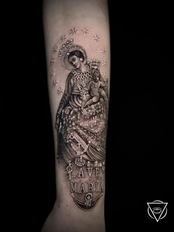 black and grey realism татуировка на forearm #60989 | Тату мастер Italo Romero